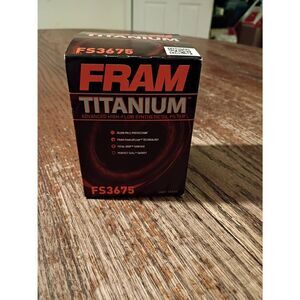 FRAM Titanium FS3675 Oil Filter High Flow Synthetic 20,000 MI Fits GM Buick Cadi